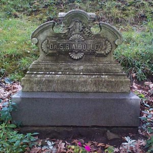 The grave of Dr. Sarah Dolley