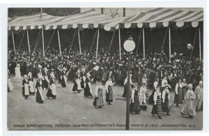 Women representing foreign countries, suffragette's parade - March 3, 1913 - Washington, D.C.