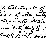 Close-up of the last will and testament of Anne Fitzhugh Miller, July 20, 1911.