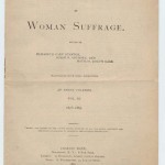 The History of Woman Suffrage Title Page