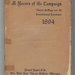 A Record of the Campaign: Woman Suffrage and the Constitutional Convention, 1894 Book cover